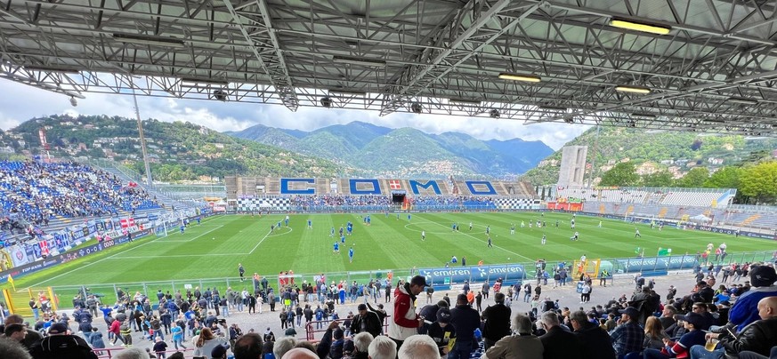 Le vétuste stade Giuseppe Sinigaglia à Côme peut accueillir 13'600 spectateurs.