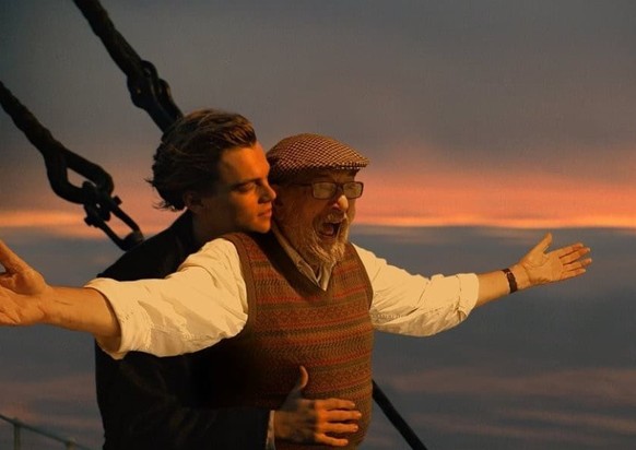 Sohn lässt Vater in bekannten Filmen auftreten. Zumindest theoretisch.