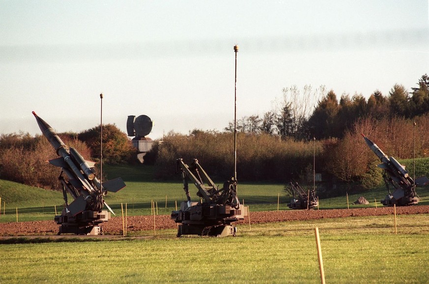 Une image du passé: en 1998, des missiles Bloodhound étaient encore stationnés sur le Lindenberg. Un an plus tard, c&#039;était fini.
