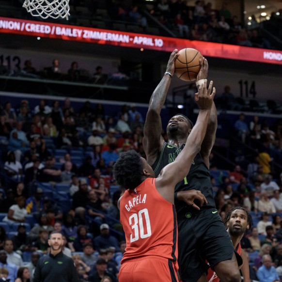 Le Genevois Clint Capela a joué un grand rôle dans la victoire des Rockets.