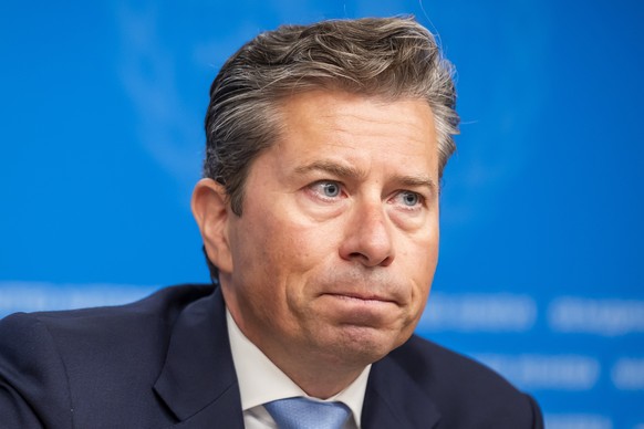 epa12316190 Tom Fletcher, UN Under-Secretary-General for Humanitarian Affairs and Emergency Relief Coordinator, briefs the media about the humanitarian crisis in the Gaza Strip during a press conferen ...