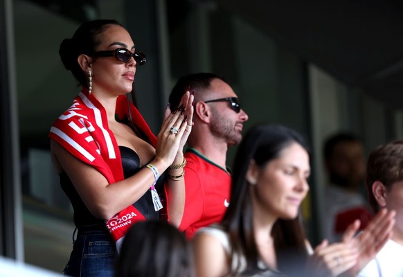 DORTMUND, GERMANY - JUNE 22: Georgina Rodriguez, Argentine social media influencer, model and partner of Cristiano Ronaldo of Portugal, is seen in attendance prior to the UEFA EURO 2024 group stage ma ...