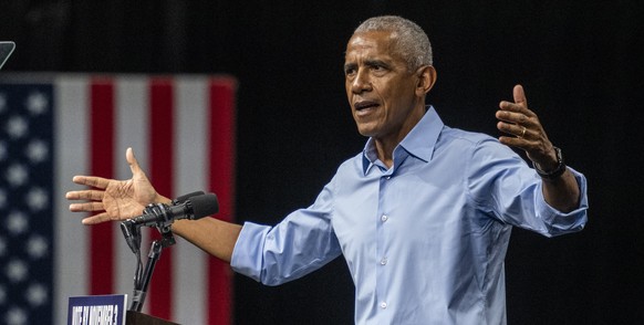 Image accompagnant « Obama attaque Trump et mobilise les démocrates avant les élections ».