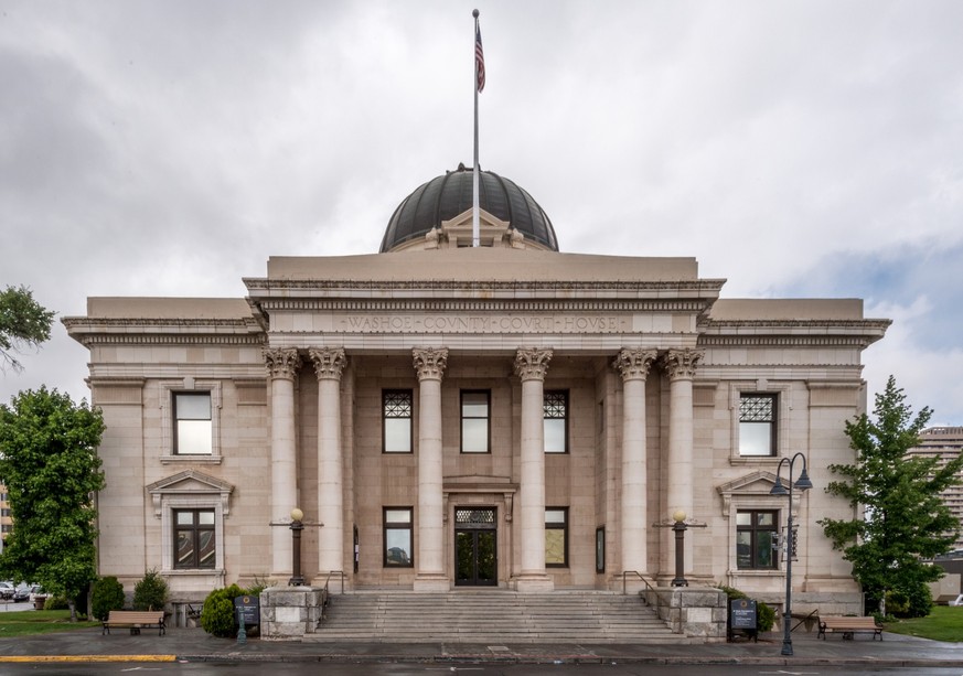 Old Washoe County courthouse in Reno Nevada
