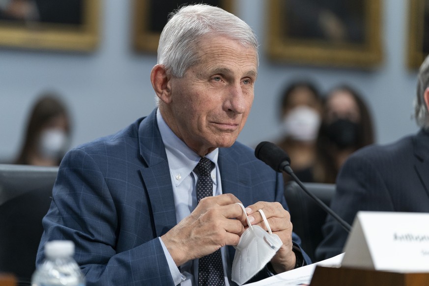 Dr. Anthony Fauci, Director of the National Institute of Allergy and Infectious Diseases, testifies to a House Committee on Appropriations subcommittee on Labor, Health and Human Services, Education,  ...