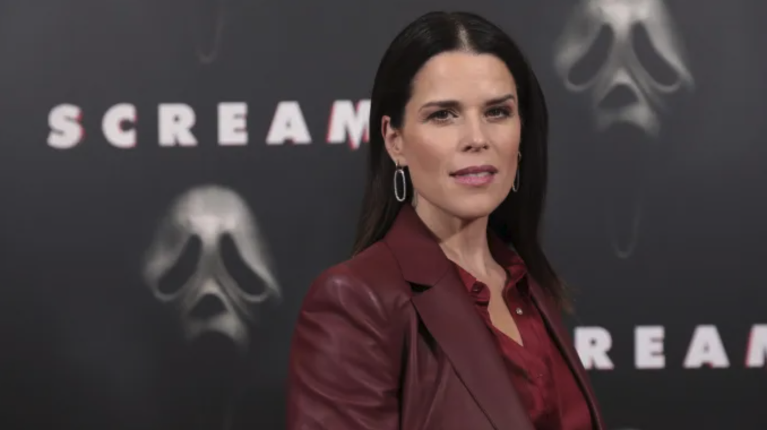 Neve Campbell à la première de Scream V en 2022.