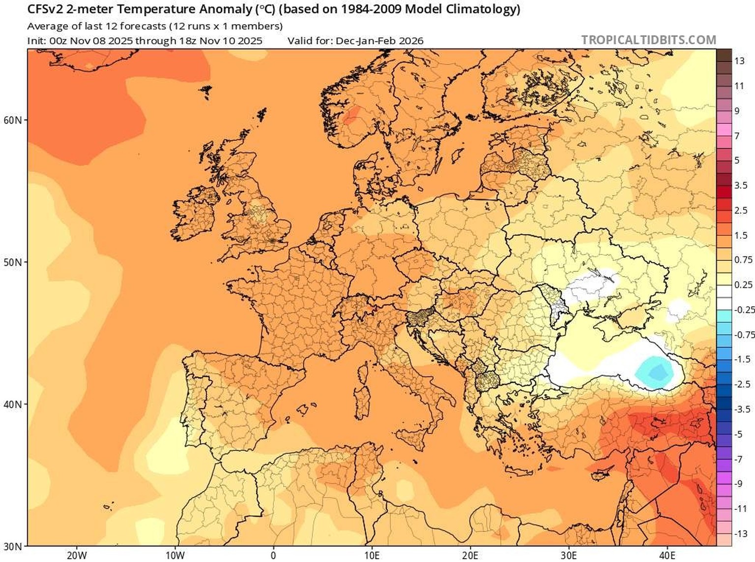 Das sagen die Prognosen für Dezember 2025 bis Februar 2026.