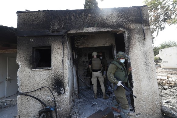 Plusieurs maisons ont été incendiés à Kfar Aza.