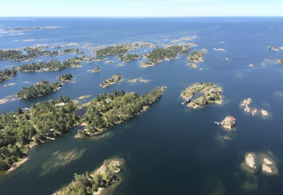 Le lac Huron, au fond duquel réside désormais un missile.