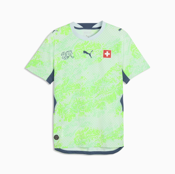 Le maillot extérieur de la Suisse.