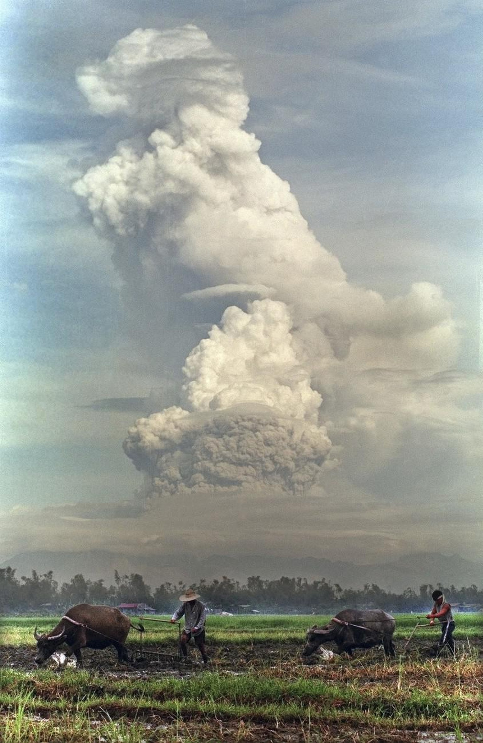 1991 brach der Pinatubo auf den Philippinen aus.