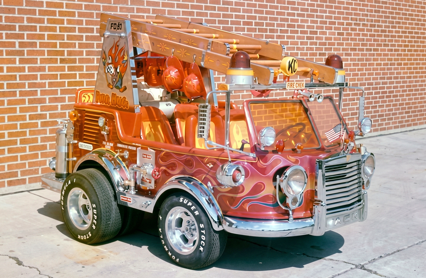 George Barris Fire Bug. 
Classic. 
https://barris.com/