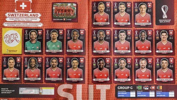 Coupe du monde 2022: Voici les vignettes Panini de la Suisse