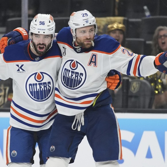 Leon Draisaitl (à droite): un but qui vaut de l&#039;or pour Edmonton.