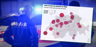 Voici les cantons où il y a le plus de crimes et délits en Suisse