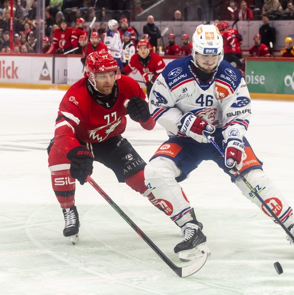 David Sklenicka (à gauche) quitte le LHC pour rejoindre Zoug