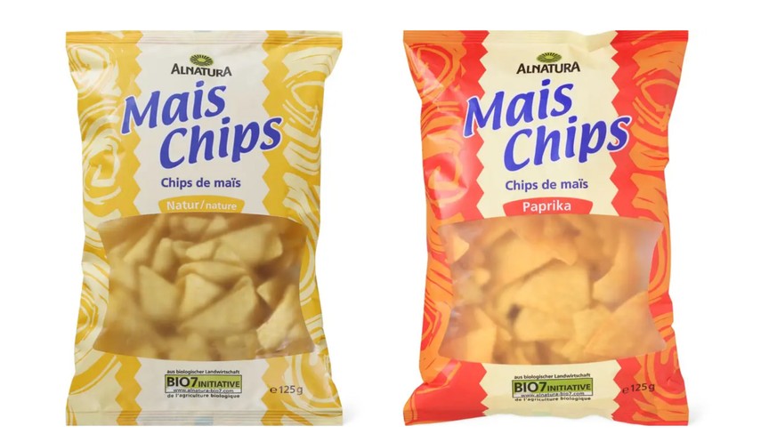 Migros rappelle des chips de maïs de la marque Alnatura