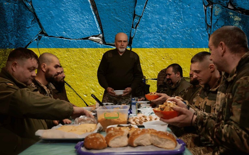 On a passé Noël avec Grand-père et ses hommes au front