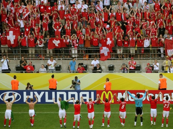 Des dizaines de milliers de fans suisses s’étaient rendus à la Coupe du monde en Allemagne à l’été 2006.