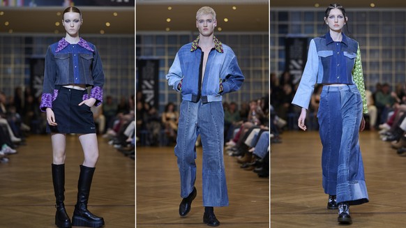 Défilé Atelier J.Santana à la Fashion Week de Zurich, jeudi 12 février 2026.