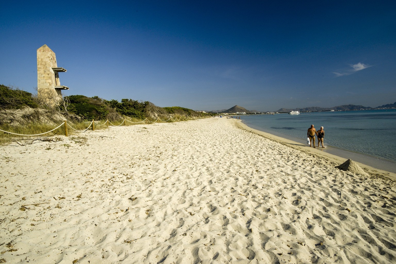Muro-Es Braç beach (Muro beach sector II). Muro, Mallorca, Balearic Islands, Spain. Credit: Album / Tolo Balaguer