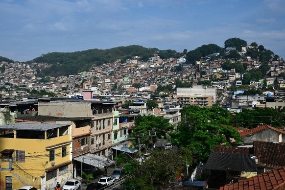 Une vue de la favela Vila Cruzeiro dans le complexe Penha à Rio de Janeiro, au lendemain de l&#039;opération.