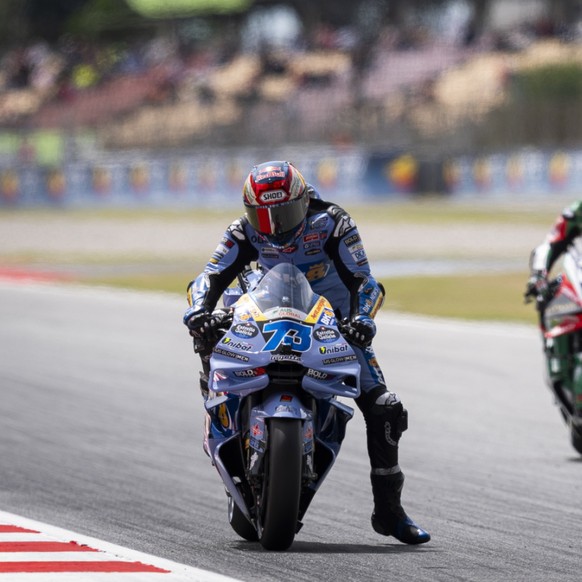 Alex Marquez (au premier plan) s'est imposé sur ses terres.