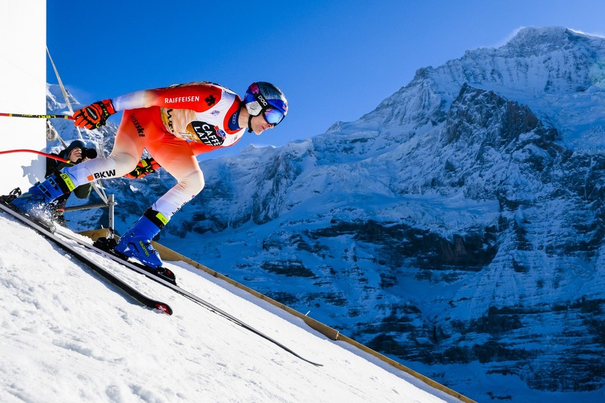 Marco Odermatt et les autres seront suivis par de très nombreux téléspectateurs alémaniques à l'occasion de la descente de Wengen.