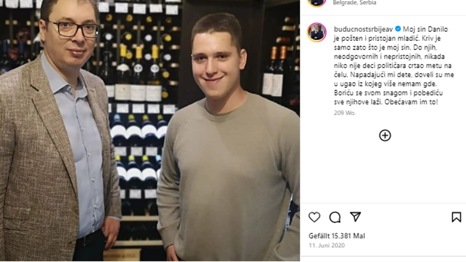 Vucic Insta Post 2020