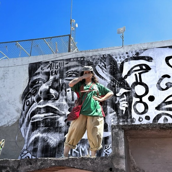 L&#039;artiste genevoise MissMe au Mexique.