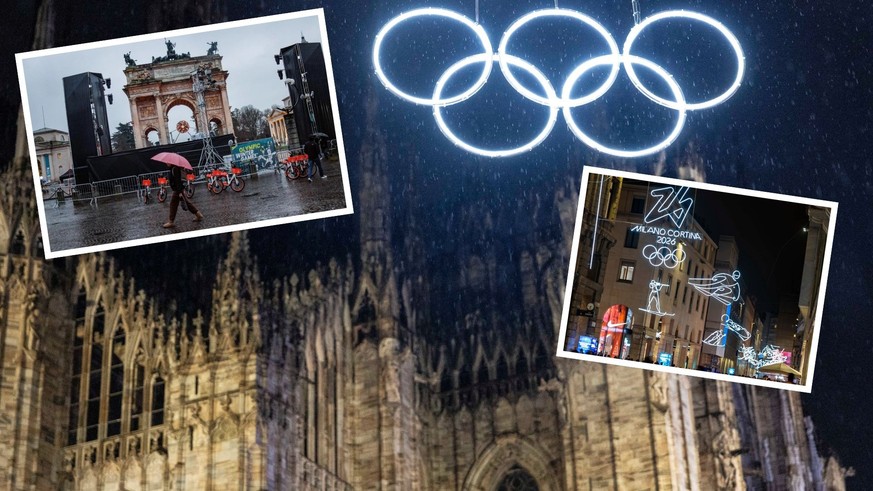 Il règne une ambiance bizarre à Milan juste avant le début des JO