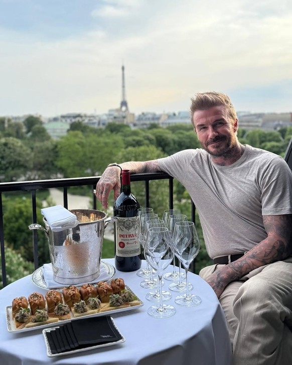 David à Paris, avec, allez, soyons fous, encore une petite bouteille de Petrus!