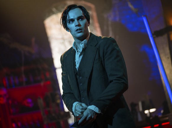 This image released by Universal Pictures shows Nicholas Hoult in a scene from &quot;Renfield.&quot; (Michele K. Short/Universal Pictures via AP)