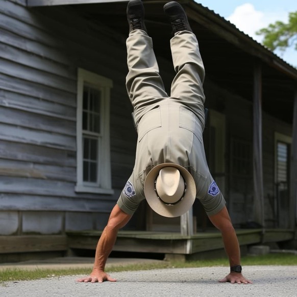 KI-Fail mit Handstand