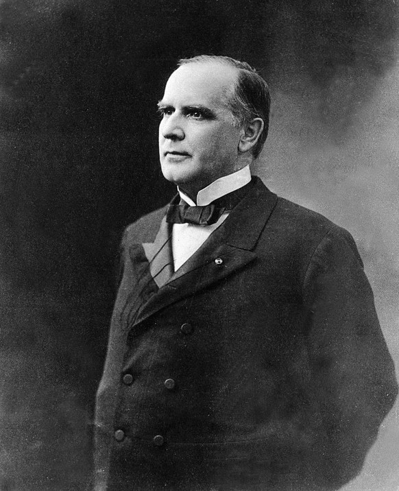 (Eingeschränkte Rechte für bestimmte redaktionelle Kunden in Deutschland. Limited rights for specific editorial clients in Germany.) McKinley, William *1843-1901+ (ermordet)Politiker USA25. Präsident  ...