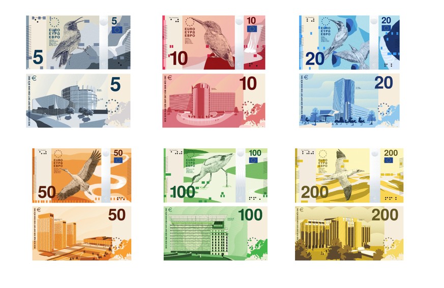 La BCE va changer ses billets d'Euros et on peut voter sur les différentes séries