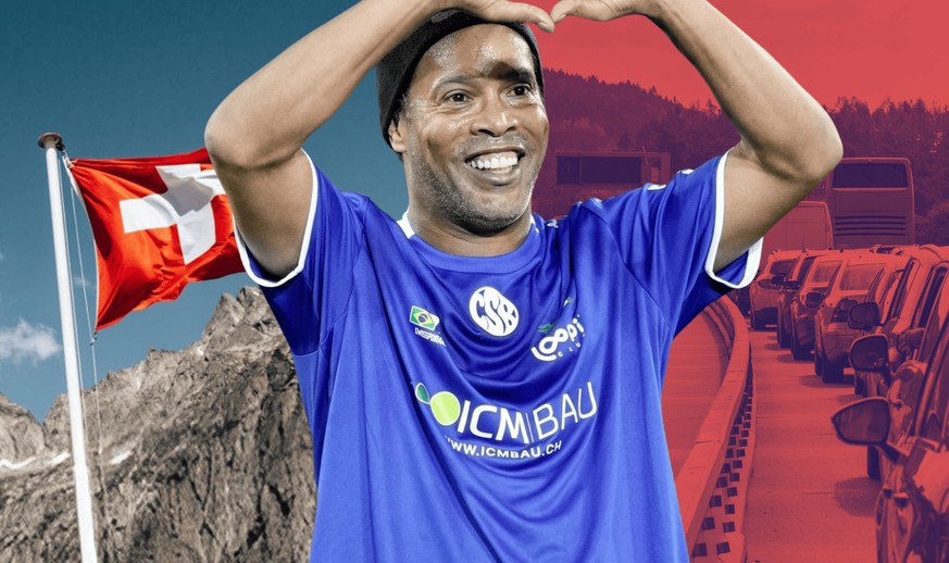 La venue de Ronaldinho en Suisse a semé le chaos