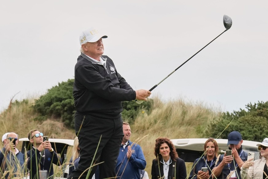 Donald Trump est lui-même golfeur et grand fan de ce sport.