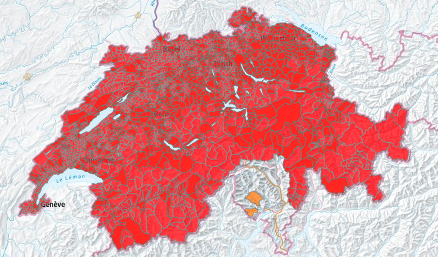 Voici les zones de Suisse où la vaccination contre les tiques est recommandée