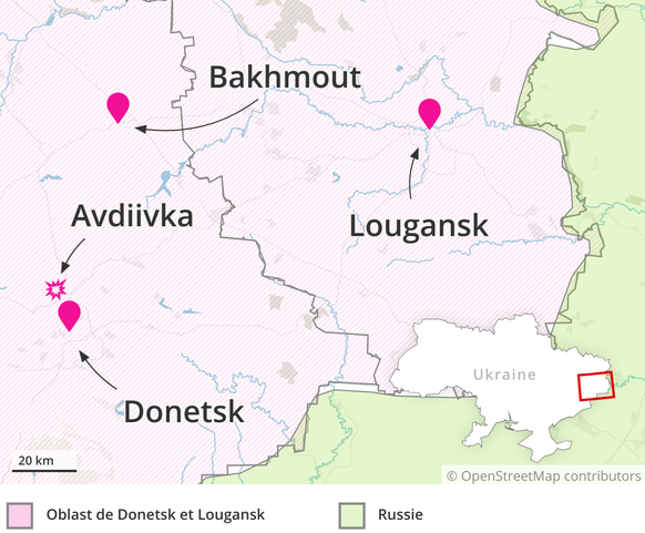 Les combats dans la région d&#039;Avdiïvka sont aussi intenses que stratégiques.