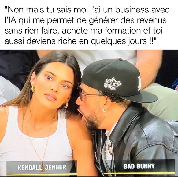 Kendall Jenner a mis un monstre vent à Bad Bunny