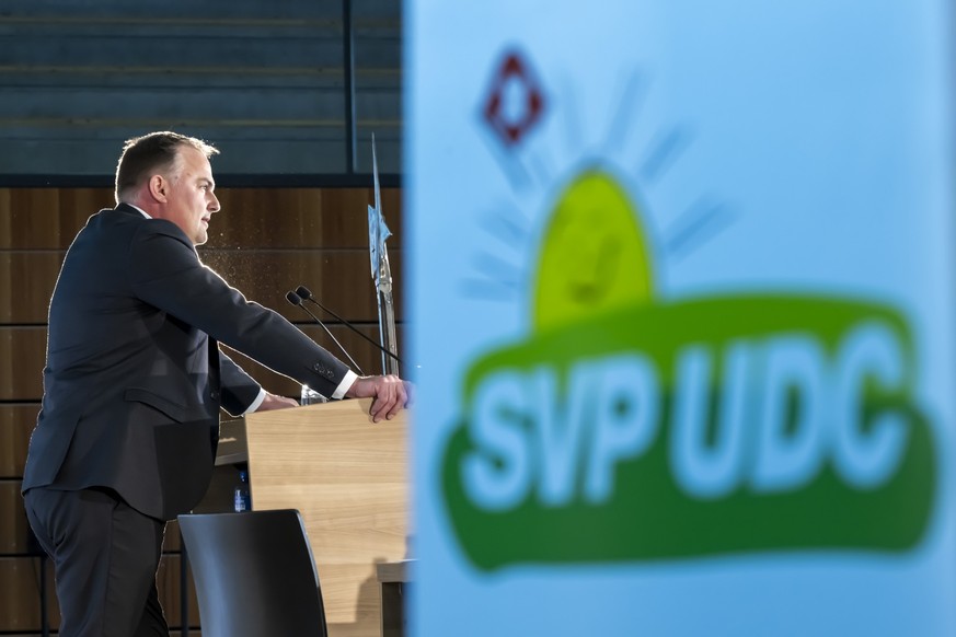 Marcel Dettling, Conseiller national et president du parti UDC.