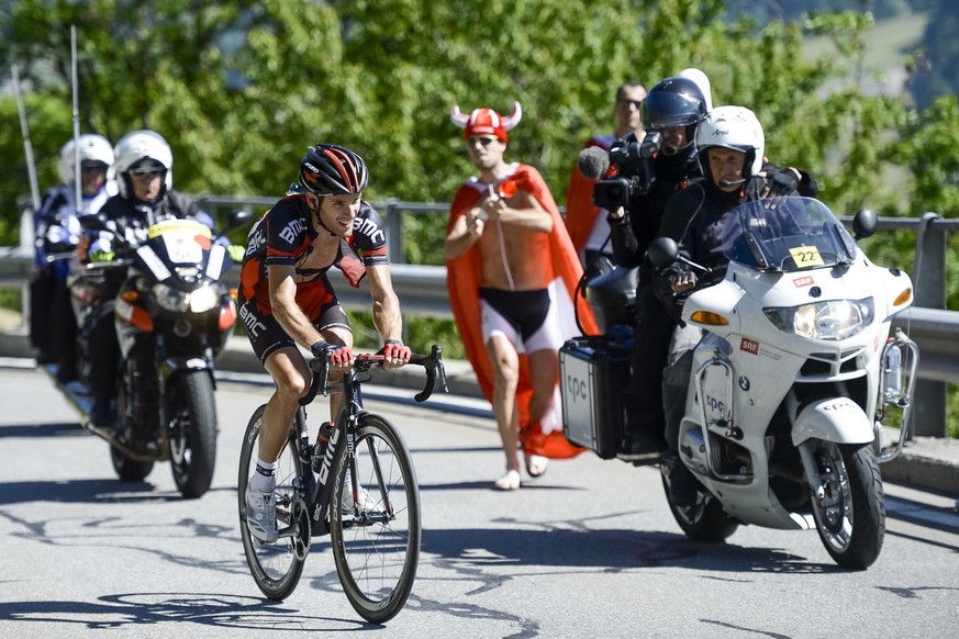 Danilo Wyss sur le Tour de Suisse 2014.