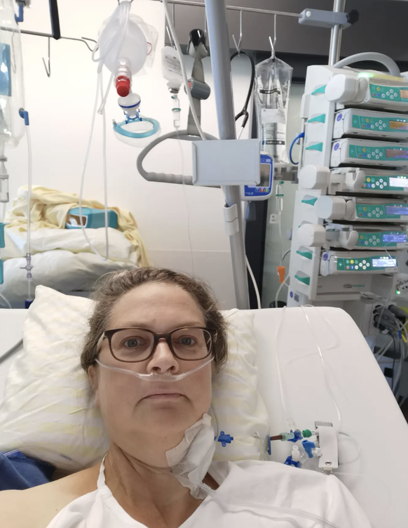 Heike Spreter-Krick en soins intensifs.