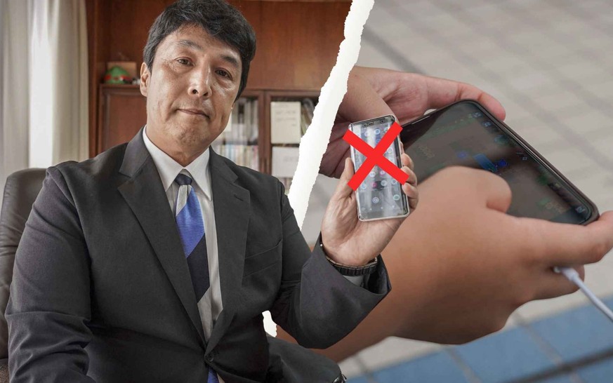 Ce maire a pris une mesure radicale pour combattre les smartphones
