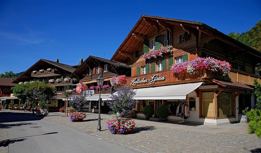 City of Gstaad, Switzerland. (Photo by: Bildagentur-online/Universal Images Group via Getty Images)