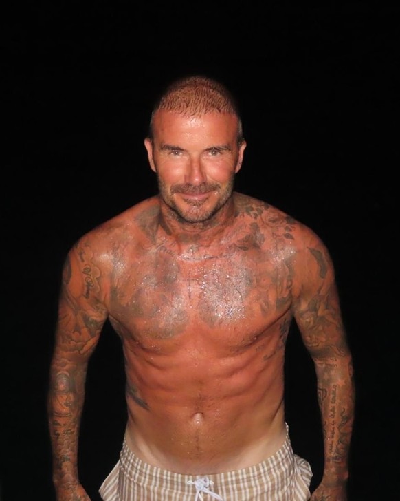David, 50 ans et toutes ses dents. Et tous ses abdos.