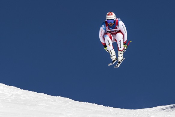 ARCHIV - ZUR BEKANNTGABE DES RUECKTRITTS VON BEAT FEUZ VOM ALPINEN SKIRENNSPORT STELLEN WIR IHNEN FOLGENDES ARCHIVMATERIAL ZUR VERFUEGUNG - Beat Feuz of Switzerland in action during the men&#039;s dow ...