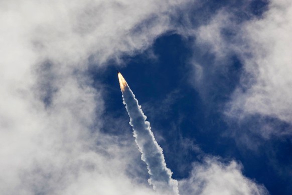 NASA astronauts Suni Williams and Butch Wilmore take their historic ride on Boeing&#039;s CST-100 Starliner as it makes its first human spaceflight on Wednesday, June 5, 2024, from Cape Canaveral Spac ...