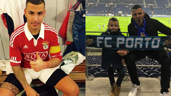 Diogo, joueur du Benfica, supporter de Porto